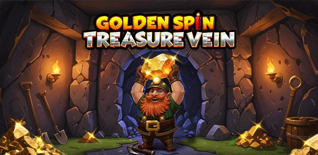 Golden Spin: Treasure Vein mining banner artwork
